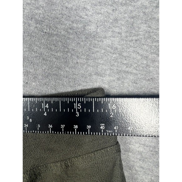 Eileen Fisher Womens Size Medium Stretch Tapered Leg Crop Pants Green - Picture 6 of 8